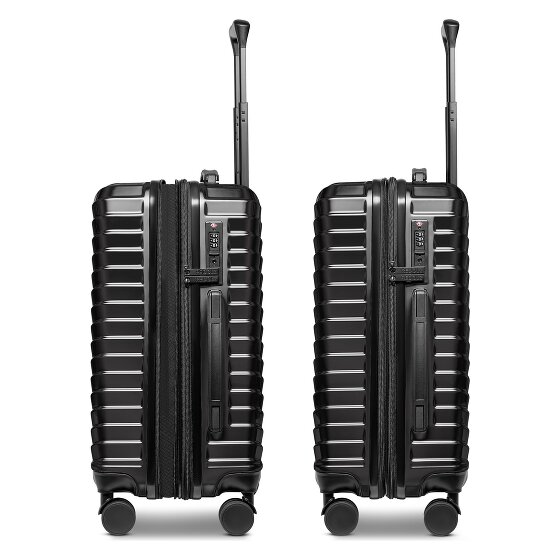 Redolz Essentials 18 4 Rollen Kabinentrolley 55 cm mit Dehnfalte