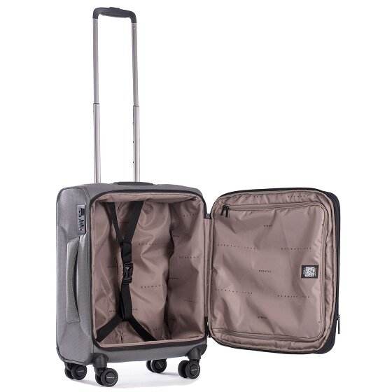 Stratic Bendigo Light + 4 Rollen Kabinentrolley 54 cm mit Dehnfalte