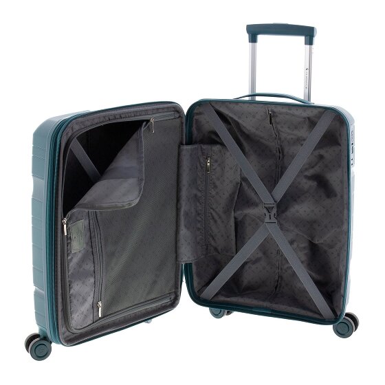 Gladiator 3800 4 Rollen Kabinentrolley 55 cm mit Dehnfalte