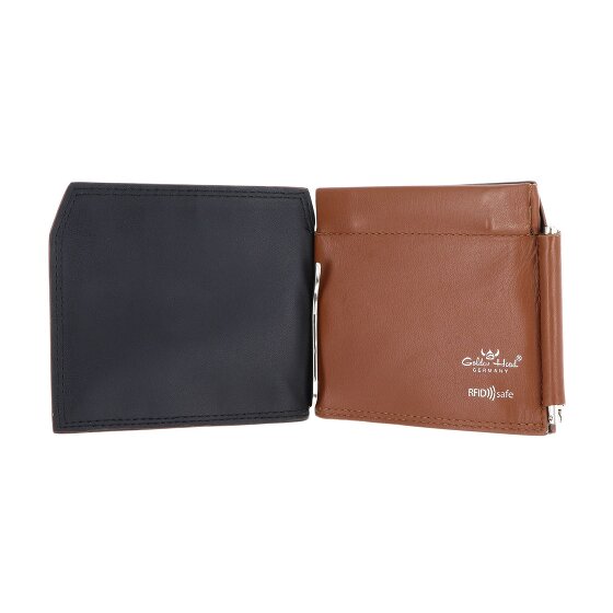 Golden Head Polo Geldbörse RFID Schutz Leder 11 cm Geldscheinklammer