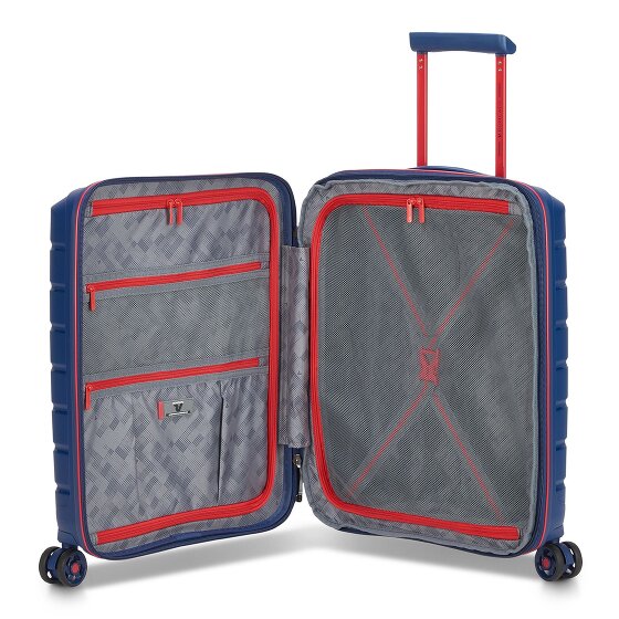 Roncato B-Flying Move 4 Rollen Kabinentrolley 55 cm mit Dehnfalte