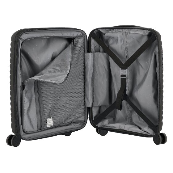 d&n Travel Line 4500 4 Rollen Kabinentrolley S 55 cm mit Dehnfalte