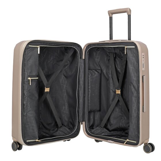 Travelite Barbara Novelty 4 Rollen Kofferset 3-teilig mit Dehnfalte