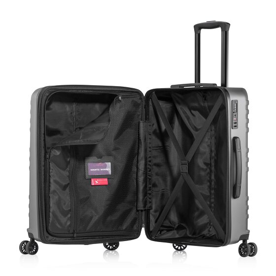Pack Easy Mena 4 Rollen Trolley 64 cm mit Dehnfalte