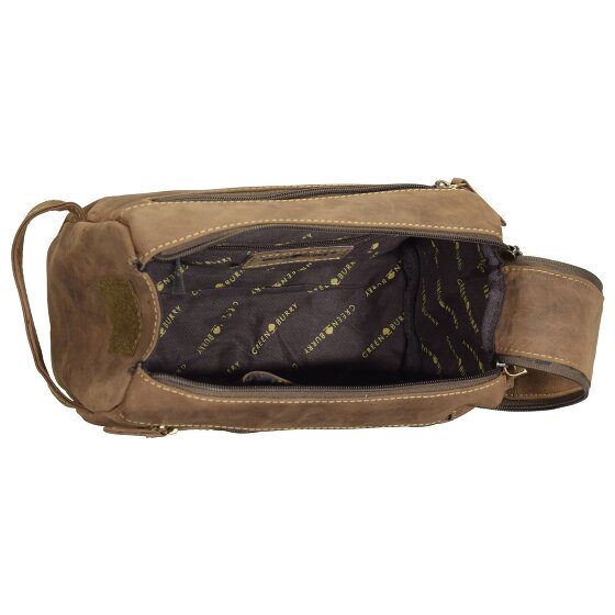 Greenburry Vintage Kulturbeutel Leder 23 cm