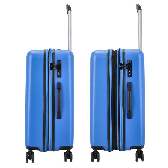 Gabol Future Plus 4 Rollen Trolley 66 cm mit Dehnfalte
