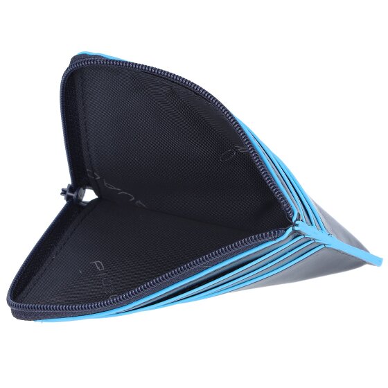 Piquadro Blue Square Kreditkartenetui RFID Schutz Leder 11 cm