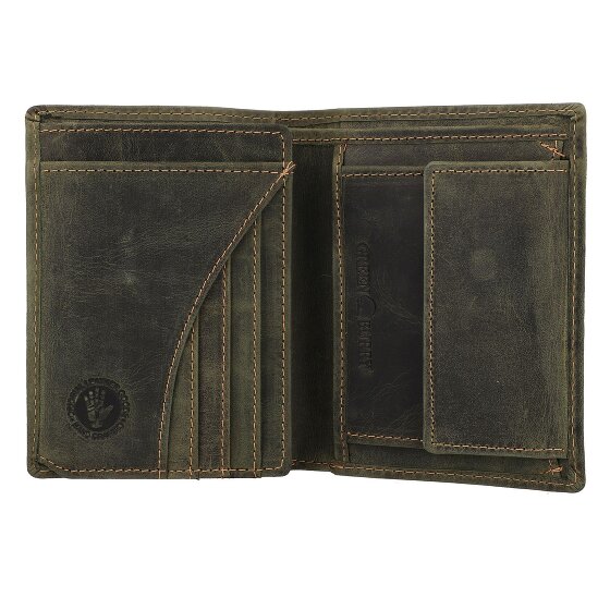 Greenburry Vintage Geldbörse Leder 9.5 cm