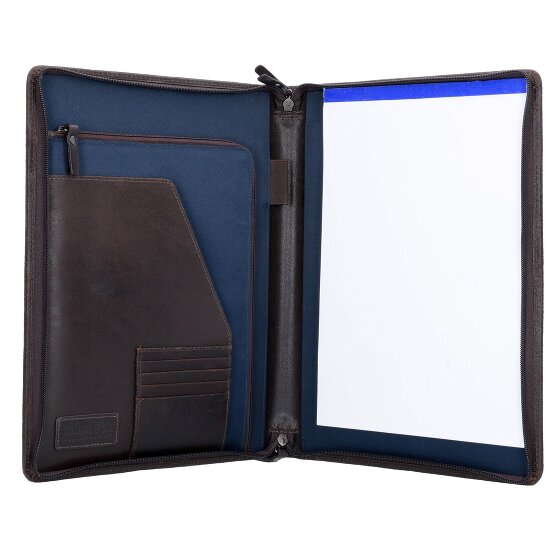 Leonhard Heyden Dakota Schreibmappe Leder 32 cm Laptopfach