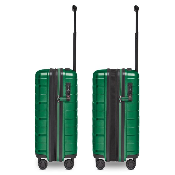 Bergpfeil Travel 4 Rollen Kabinentrolley S 55 cm mit Dehnfalte