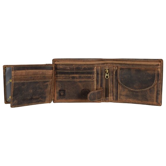 Greenburry Vintage Adler Geldbörse Leder 12,5 cm