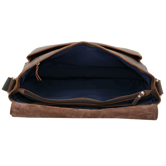 Leonhard Heyden Salisbury Messenger Leder 40 cm Laptopfach