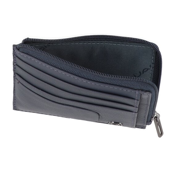 Piquadro Akron Kreditkartenetui RFID Schutz Leder 11.5 cm