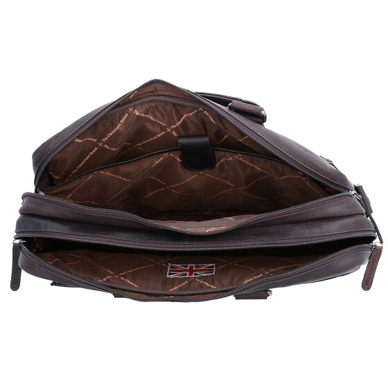 The Chesterfield Brand Wax Pull Up Aktentasche Leder 40 cm Laptopfach
