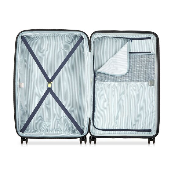 Delsey Paris Longitude 4 Rollen Trolley 81 cm mit Dehnfalte