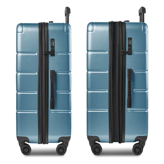 Police Dublin 4 Rollen Trolley L 75 cm mit Dehnfalte