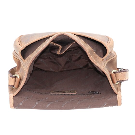 Greenburry Vintage Hunting Bag Umhängetasche Leder 30 cm