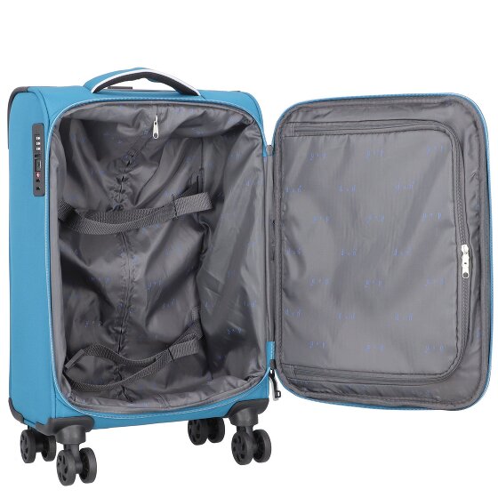 d&n Travel Line 9204 4 Rollen Kabinentrolley 55 cm