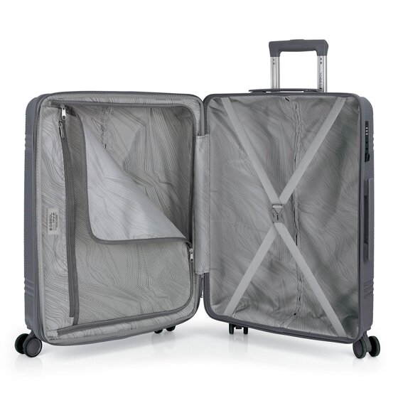 Gabol Saori 4 Rollen Trolley M 66 cm mit Dehnfalte