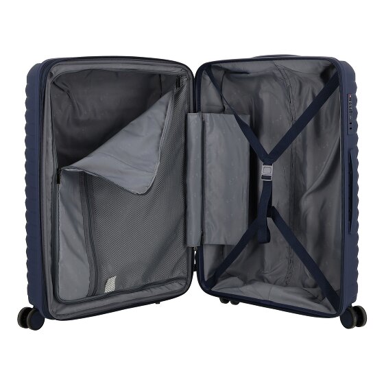 d&n Travel Line 4500 4 Rollen Kofferset 3-teilig mit Dehnfalte