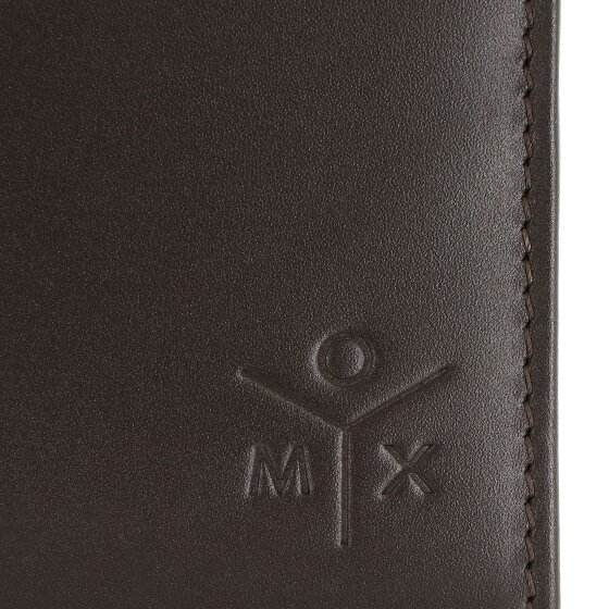 oxmox Leather Geldbörse RFID Schutz Leder 12 cm