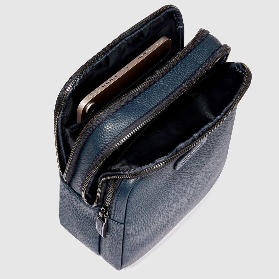 Piquadro Modus Special Umhängetasche Leder 19 cm