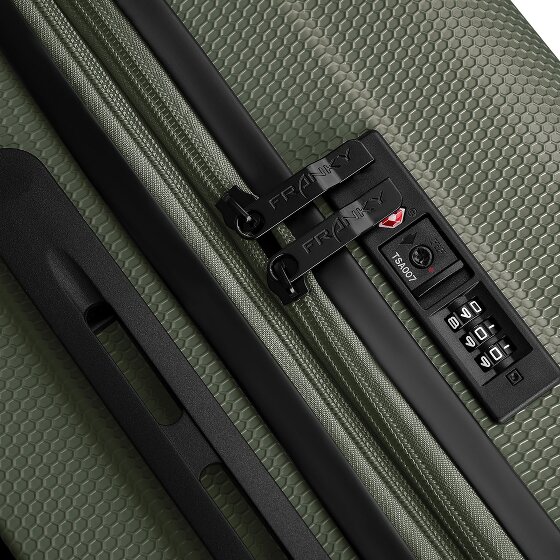 Franky Munich 4.0 4 Rollen Kofferset 3-teilig mit Dehnfalte