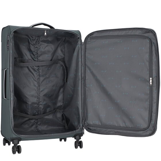 d&n Travel Line 9204 4 Rollen Trolley L 76 cm mit Dehnfalte