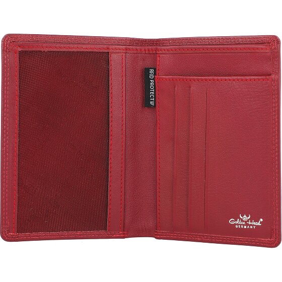Golden Head Polo Ausweisetui RFID Leder 9 cm