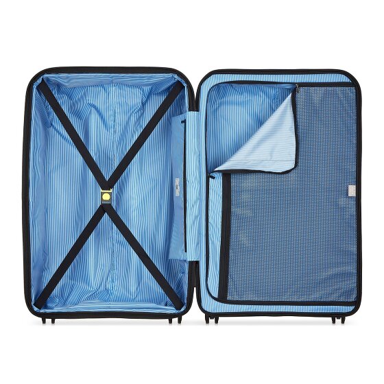 Delsey Paris Lutece Se 4 Rollen Trolley 79 cm mit Dehnfalte