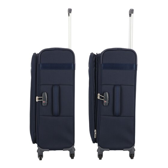 Samsonite Citybeat 4 Rollen Trolley 66 cm mit Dehnfalte