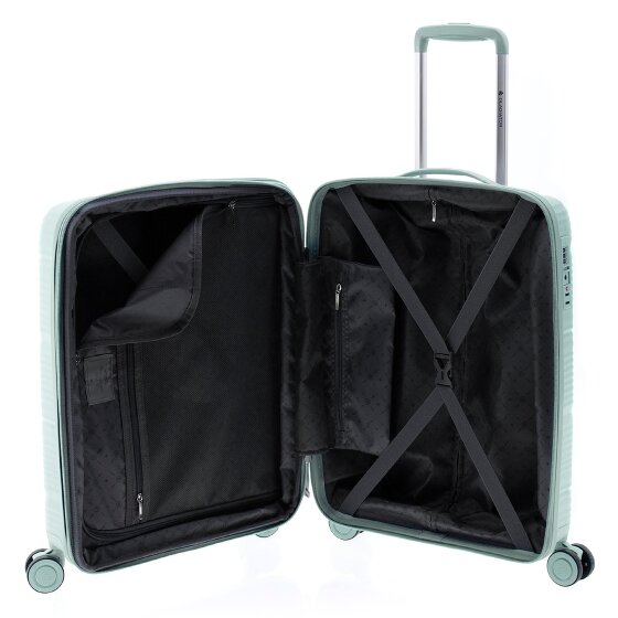 Gladiator 0800 4 Rollen Kabinentrolley 55 cm mit Dehnfalte