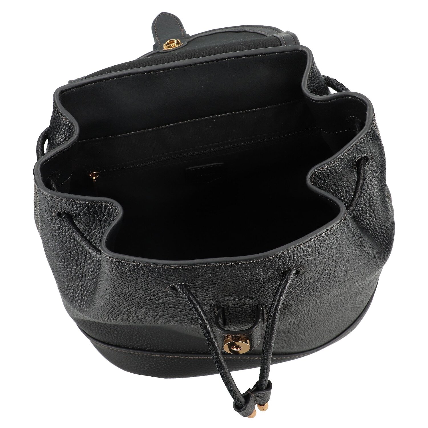 Fossil Everleigh City Rucksack Leder 27 cm schwarz