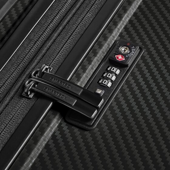 Smartbox Edition 01 4 Rollen Kabinentrolley 55 cm mit Dehnfalte