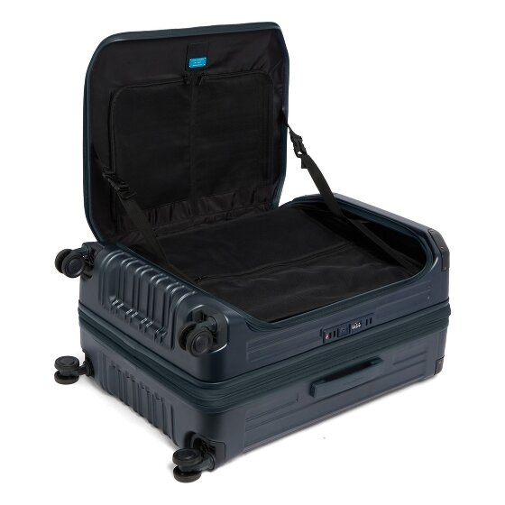 Piquadro PQ-Light 4 Rollen Trolley M 69 cm mit Dehnfalte