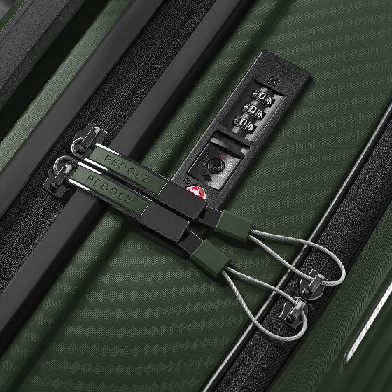 Redolz Essentials 17 4-Rollen Kabinentrolley 55 cm Soft-Pocket Laptopfach