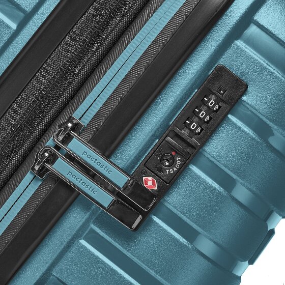 Pactastic Collection 04 THE MEDIUM + 4 Rollen Trolley M 66 cm mit Dehnfalte