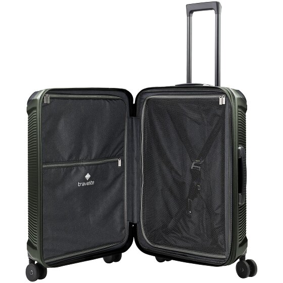 Travelite Millennium 4 Rollen Trolley 67 cm mit Dehnfalte