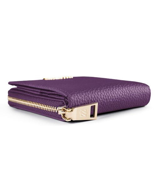 Lazarotti Bologna Leather Medium Zip-Around Geldbörse Leder 10 cm