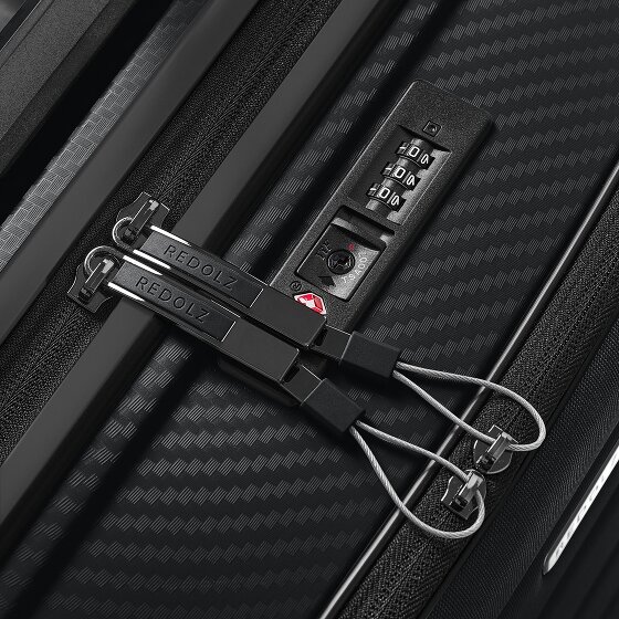 Redolz Essentials 17 4-Rollen Kabinentrolley 55 cm Soft-Pocket Laptopfach