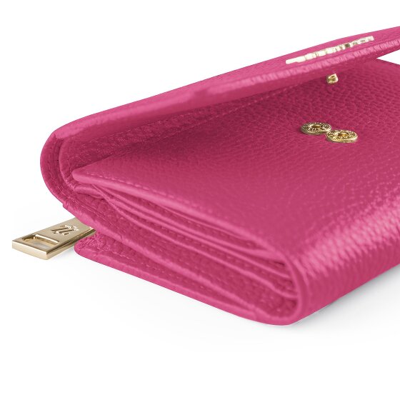 Lazarotti Bologna Leather XL Geldbörse mit Zip-Around Fach Leder 14 cm
