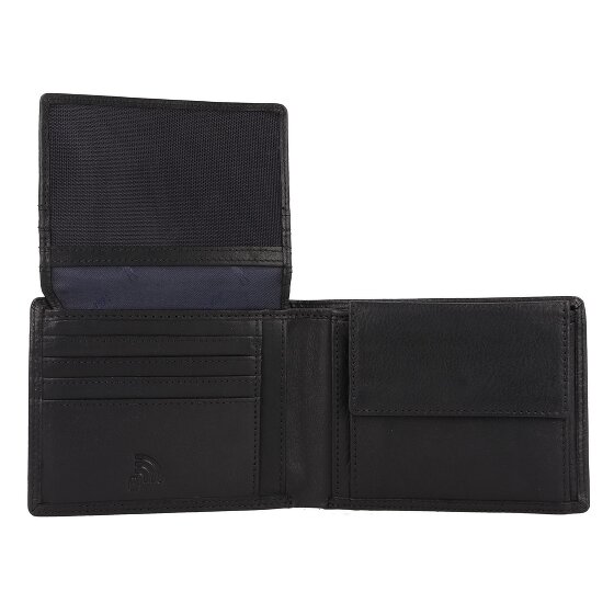 Jack Kinsky Montreal Geldbörse RFID Schutz Leder 12 cm