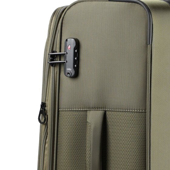 d&n Travel Line 9704 4 Rollen Trolley M 68 cm mit Dehnfalte