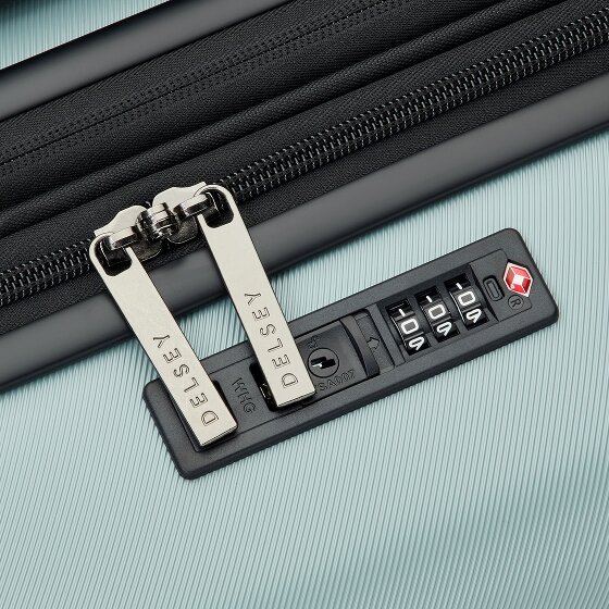 Delsey Paris Air Armour 4 Rollen Trolley 68 cm mit Dehnfalte