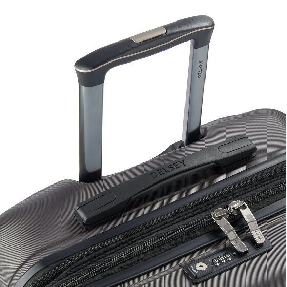 Delsey Paris Meteor 4 Rollen Trolley 68 cm mit Dehnfalte
