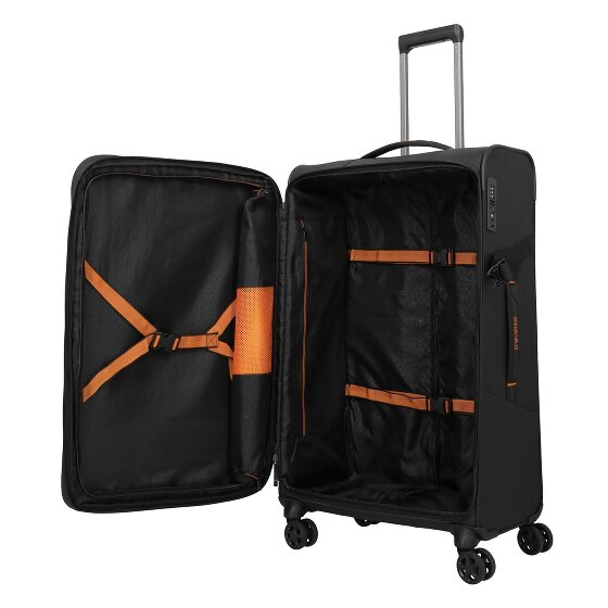 Travelite Briize 4 Rollen Trolley L 78 cm mit Dehnfalte