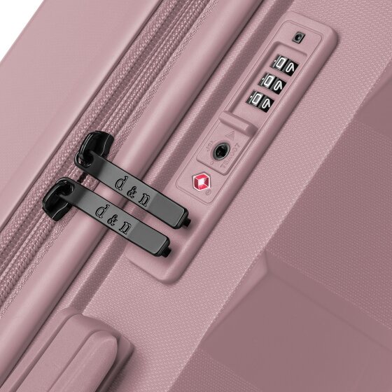 d&n South Dakota 4 Rollen Kabinentrolley S 55 cm mit Dehnfalte