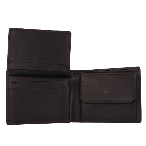 Samsonite Attack 2 Geldbörse RFID Schutz Leder 10.5 cm