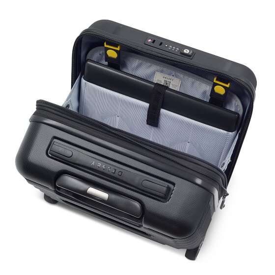 Delsey Paris Shadow 5.0 4-Rollen Businesstrolley 38 cm Laptopfach mit Dehnfalte