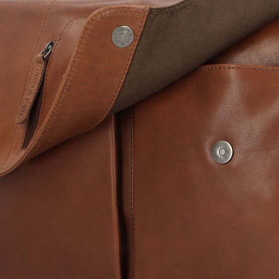 Greenburry Vintage Aktentaschen Messenger Leder 40 cm Laptopfach